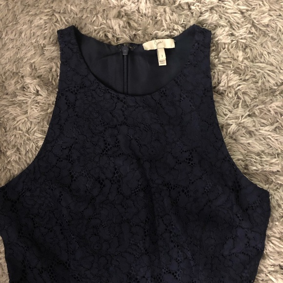 Joie Navy Blue Lace Dress Size Women’s 2 - Picture 2 of 4